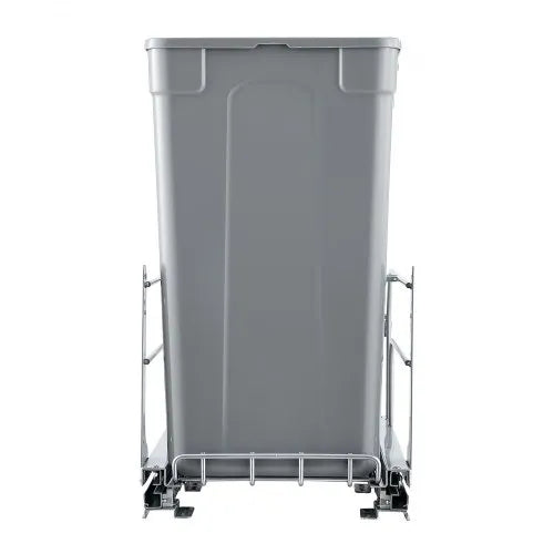 Double 27QTx2 Pullout Waste Container Under Cabinet Kitchen Bin Trash Can
