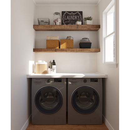 Dogberry Collections Solid Beam Floating Shelf