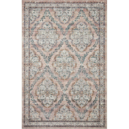 Rifle Paper Co. x Loloi Courtyard Blush Area Rug 7'6” x9'6”